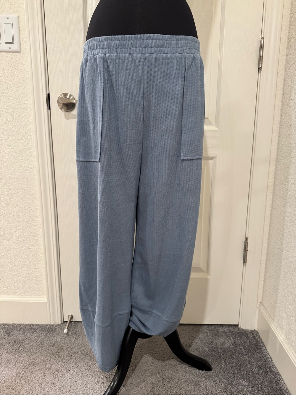 Cozy Blue Lounge Pants with Two Side Pockets